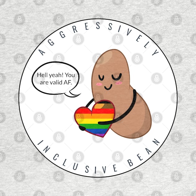 Philly Pride Flag: Aggressively Inclusive Bean by Bri the Bearded Spoonie Babe